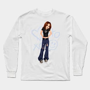 90s Decade Girl Long Sleeve T-Shirt